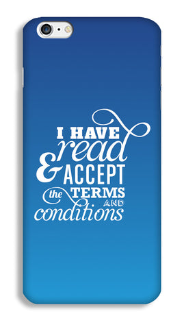Terms & Conditions Case for iPhone 6s - Joovvi
