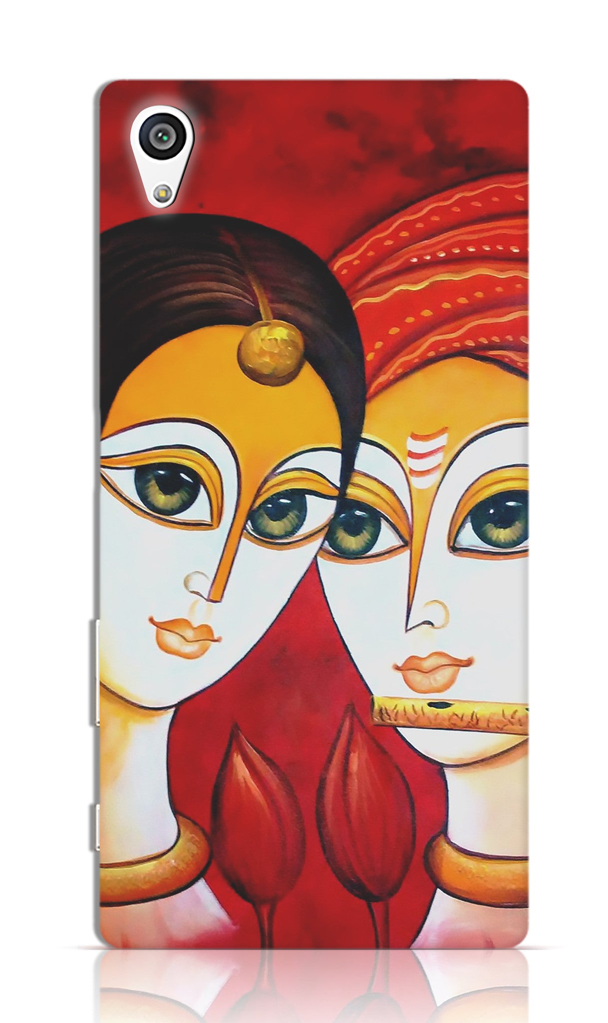 Radha Krishna Art Paint Mobile Cover Case for Sony Xperia Z5 designermobilecovers